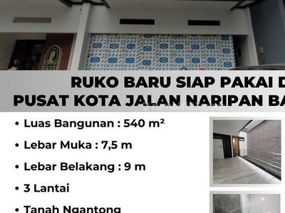 Ruko Baru Siap Pakai di Pusat Kota Jalan Naripan Bandung