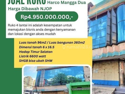 Ruko Hoek Harco Mangga Dua