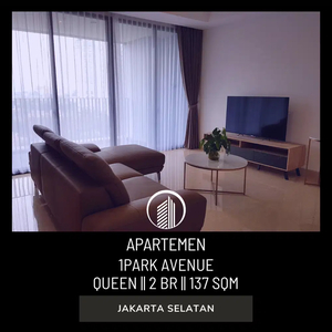 Apartment 1Park Avenue Tower Queen 2BR Unit Mulus Siap Huni