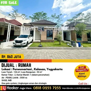 Di Jual Rumah Lokasi: Purwomartani , Kalasan, Yogyakarta