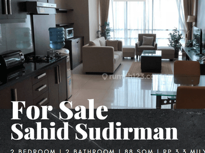 Dijual Apartemen Sahid Sudirman 2br Furnished View Bni City