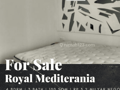 Dijual Apartement Royal Mediterania Garden 3br Full Furnished