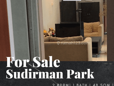 Dijual Apartement Sudirman Park 2 Bedroom Furnished Bagus