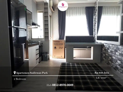 Dijual Apartement Sudirman Park 2BR Full Furnished Lantai Tinggi