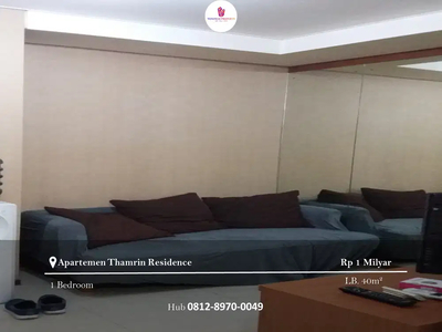 Dijual Apartement Thamrin Residence 1 Bedroom Furnished Mid Floor