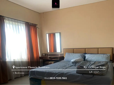 Dijual Apartement Thamrin Residence 1BR Full Furnished View Utara