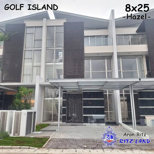 DIJUAL Rumah 8x25 3lt Chopin Golf Island PIK Cluster Mewah View Bagus