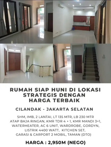 Dijual Rumah Bagus dan Murah di Cilandak Jaksel