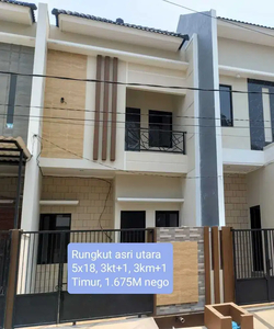 Dijual Rumah Baru 2 lantai SHM di Rungkut Asri Utara Surabaya