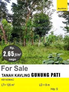 DIJUAL TANAH DI GUNUNG PATI K8140