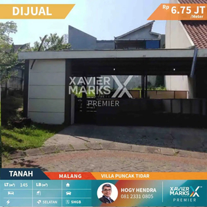 Dijual Tanah Kavling Area Nyaman di Blok U Villa Puncak Tidar Malang