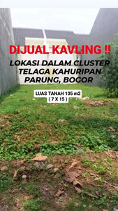 Dijual Tanah Kavling Siap Bangun di Telaga Kahuripan Parung Bogor
