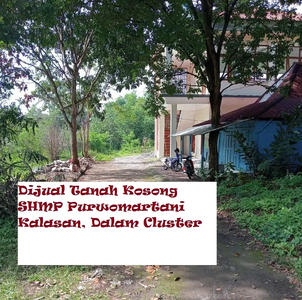 Dijual Tanah Kosong SHMP Purwomartani Kalasan, Dalam Cluster