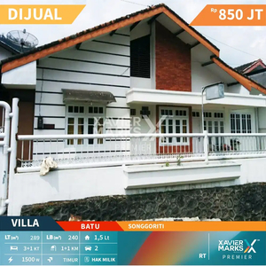 Dijual Villa Murah di Songoriti Batu