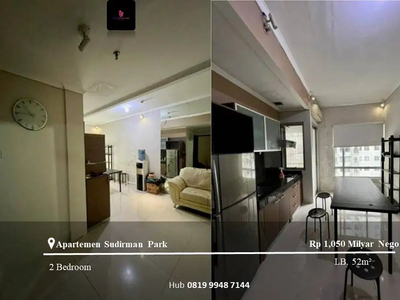 Jual Apartemen Sudirman Park 2BR Full Furnished Tower B View Pool
