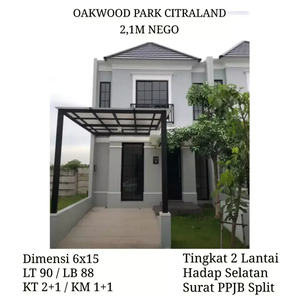 LANGKA! Rumah Citraland Oakwood Park Siap Huni Terawat Baru Dkt Gwalk