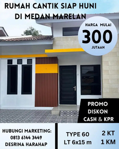 MURAHH BANGET RUMAH DI PASAR 4 MEDAN MARELAN