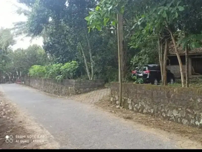 Pekarangan di tempel dekat exit tol