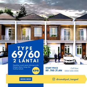 Rumah 2 Lantai Viral Termurah 2024, di Pamulang Tangerang Selatan