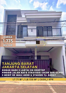 Rumah Baru Strategis Di Tanjung Barat Dekat Mall, Stasiun dan Tol JORR