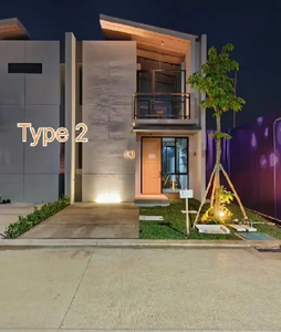 Rumah di lippo cikarang type 2 cendana spark