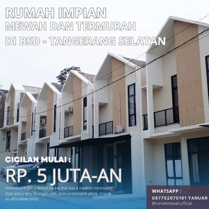 Rumah Mewah KPR 0% Dp Termurah Di BSD Tangerang Selatan