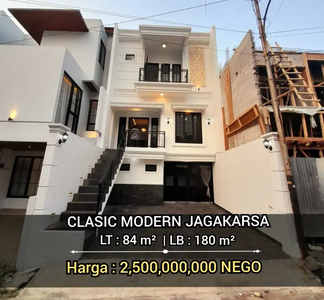 Rumah Modern Classic Cluster Jagakarsa