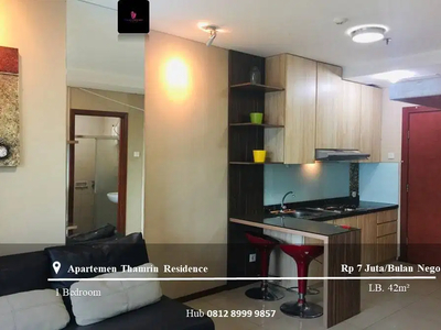 Sewa Apartemen Thamrin Residence Type L High Floor 1BR Fully Furnished