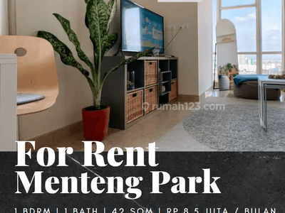 Sewa Apartement Menteng Park Apartement 1 Bedroom Furnished Bagus