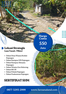 Tanah Kavling Murah, Lokasi Strategis dekat Kampus UIN Pajangan