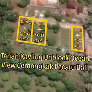 Tanah Kavling Unblock Ocean View Cemongkak Pecatu Bali