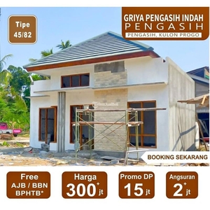 Dijual Rumah Murah Siap Huni Tipe 45/82 2KT 1KM Dekat Pemda Wates - Kulonprogo Yogyakarta