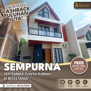 Bu Dijual ! Rumah 2 Lantai Strategis dekat Kampus UNS & Kota Solo