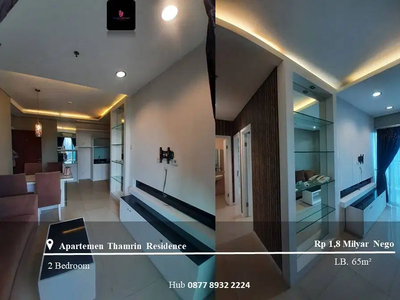 Dijual Apartemen Thamrin Residences Mid Floor 2BR Furnished South View