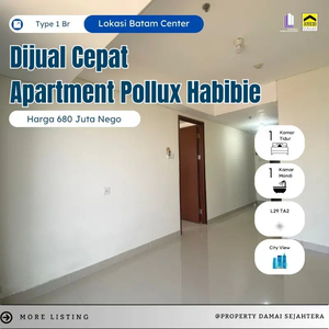 dijual cepat apartment pollux habibie