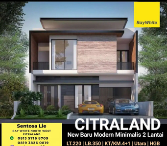 Dijual Rumah Baru Emerald Mansion Citraland Surabaya DEPAN dkat G-WALK