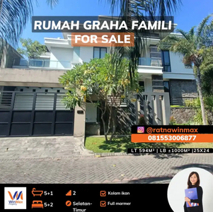 Dijual Rumah Minimalis Siap Huni di Graha Famili