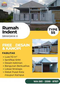 Dijual rumah pusat kota jember free desain