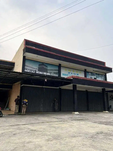 Dijual Tanah dan bangunan Ruko gedung 2 lantai jalan raya Tapos Depok