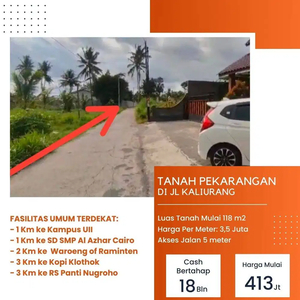 Dijual Tanah Kavling Dekat Uii Jakal Cocok Untuk Investasi Dan Hunian