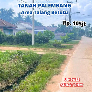 dijual tanah palembang lokasi talang betutu dekat SMK Penerbangan