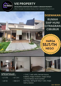 Disewa Rumah di Citra Grand Cibubur