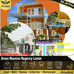 Disewakan Rumah Green Mansion Regency Lontar Surabaya