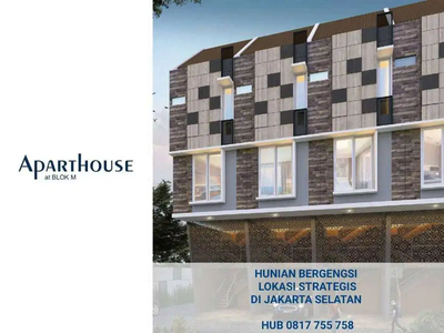 HUNIAN BERKONSEP APART HOUSE DI CRYSTAL Blok M Jakarta Selatan