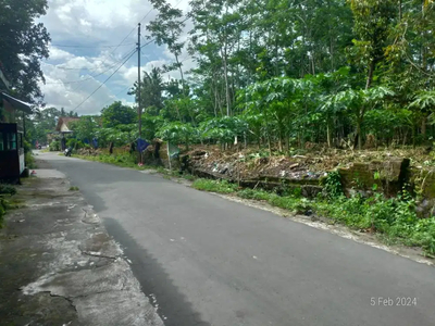 Jual Tanah Jogja, Dekat Puskesmas Seyegan Sleman, Lt 200 M2