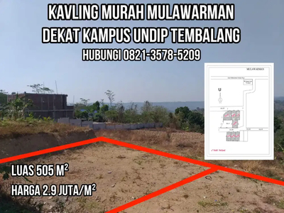 Kavling Murah Cocok Untuk Kos-kosan Lokasi Dekat Kampus UNDIP