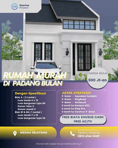 MEDAN SELAYANG DI PADANG BULAN RUMAH MURAH BANGET