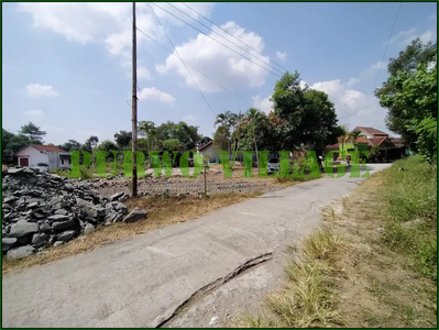 Paling Strategis Pekarangan Area Jalan Purwomartani Siap Bangun