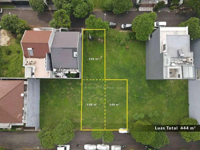 Pondok Indah, Tanah Kavling Siap Bangun Luas Total 444