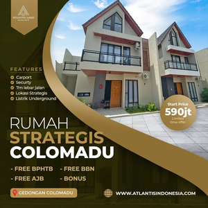 Rumah 2 Lantai Murah di Solo Promo Spesial Unit Terakhir